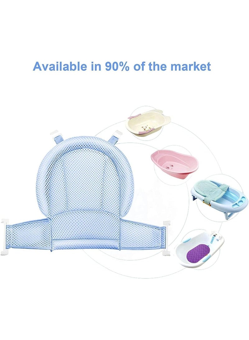 ChicAbode Baby Bath Support Seat Net, Thicken Bathing Seat for Infant Newborn Toddler Nursling, Adjustable Comfortable Non-Slip Bath Seat for Infant 0-3 Years, Suitable for Most of Size Bathtubs - Image 3